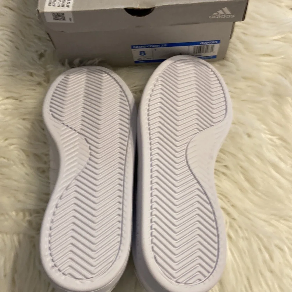 Adidas GRAND COURT 2.0 SHOES SIZE 8BRAND NEW WITH TAG COLOR WHITE - Picture 6 of 12